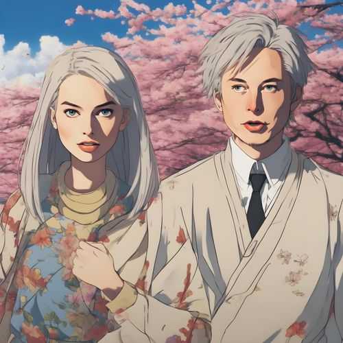 Elon Musk and Margot Robbie