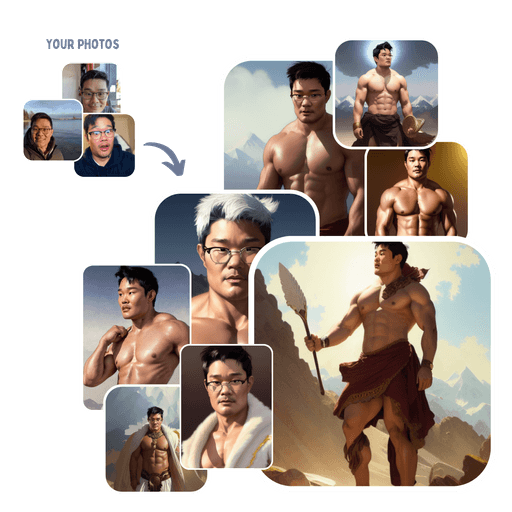 Portrait of buff Elon Musk