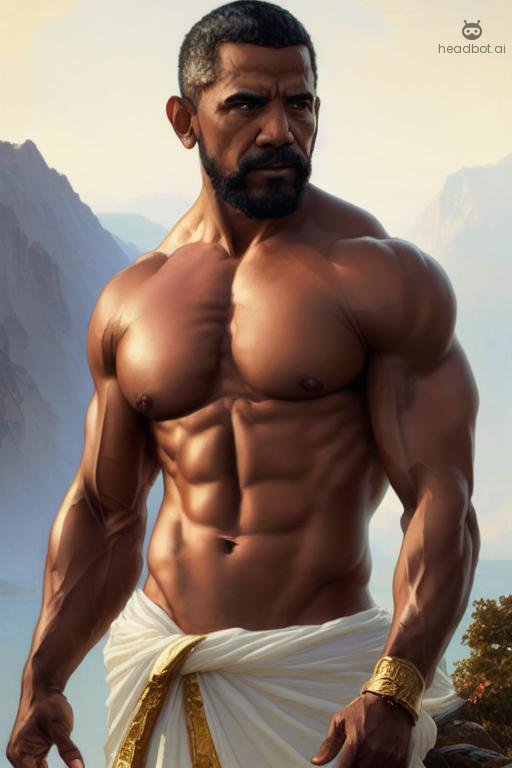 Swole Obama with a watermark.